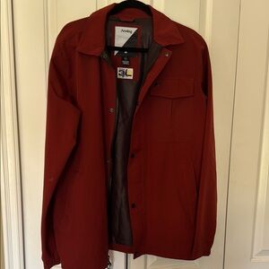 Analog Men's Burgundy Jacket Medium